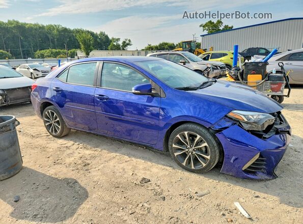 2T1BURHE8JC990260 2018 TOYOTA COROLLA Blue Առջևի աջ