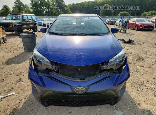 2T1BURHE8JC990260 2018 TOYOTA COROLLA Blue Դիմացի տեսք