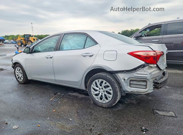 2T1BURHE8KC244585 2019 TOYOTA COROLLA Серебряный Задняя левая четверть