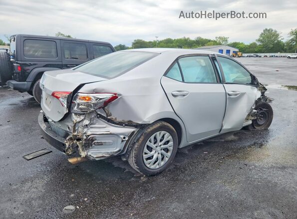 2T1BURHE8KC244585 2019 TOYOTA COROLLA Серебряный Задняя правая четверть