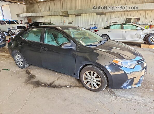 2T1BURHE9GC498135 2016 TOYOTA COROLLA Black წინა მარჯვენა