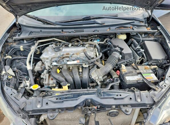 2T1BURHE9GC624137 2016 TOYOTA COROLLA Black Вид задньої частини салону
