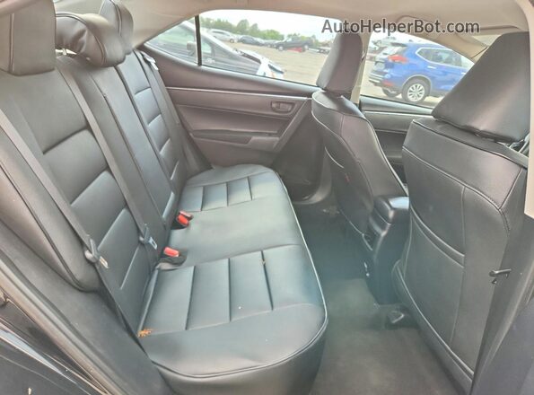 2T1BURHE9GC624137 2016 TOYOTA COROLLA Black Вид задніх сидінь