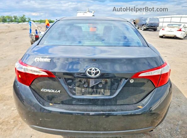 2T1BURHE9GC624137 2016 TOYOTA COROLLA Black Вид ззаду