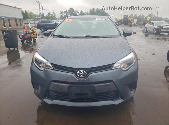 2T1BURHE9GC702013 2016 TOYOTA COROLLA Blue Front view