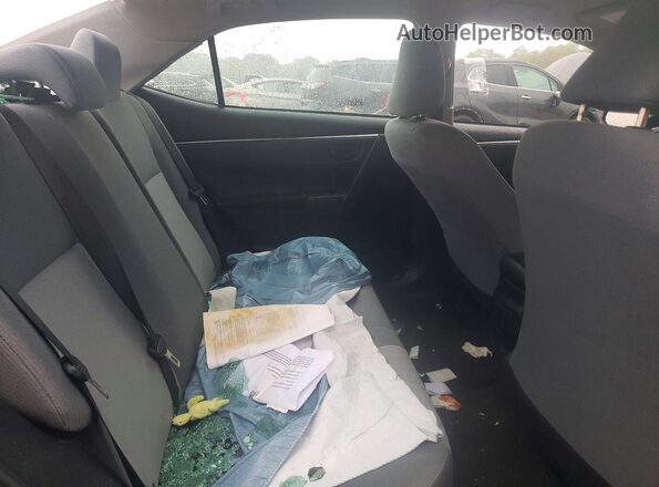 2T1BURHE9GC702013 2016 TOYOTA COROLLA Blue Rear seats view