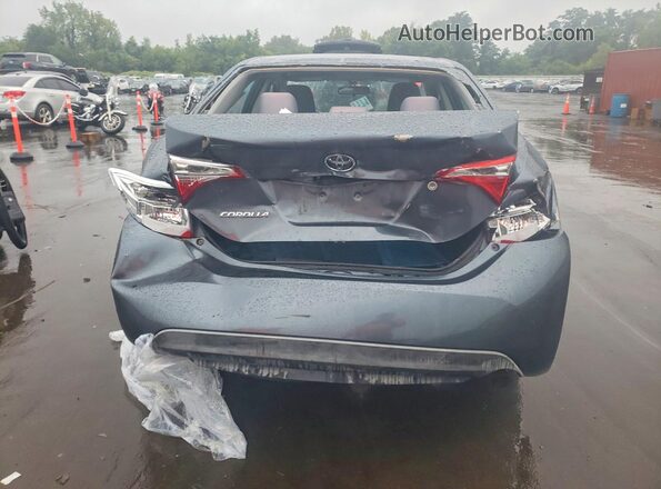 2T1BURHE9GC702013 2016 TOYOTA COROLLA Blue Rear view