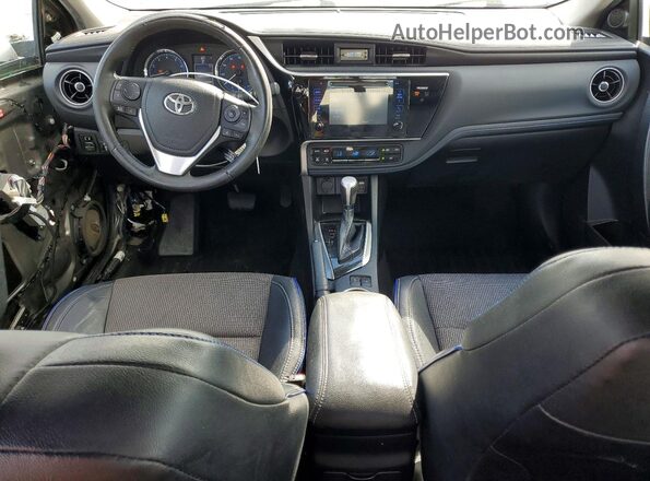 2T1BURHE9HC753383 2017 TOYOTA COROLLA Gray წინა პანელის ხედი