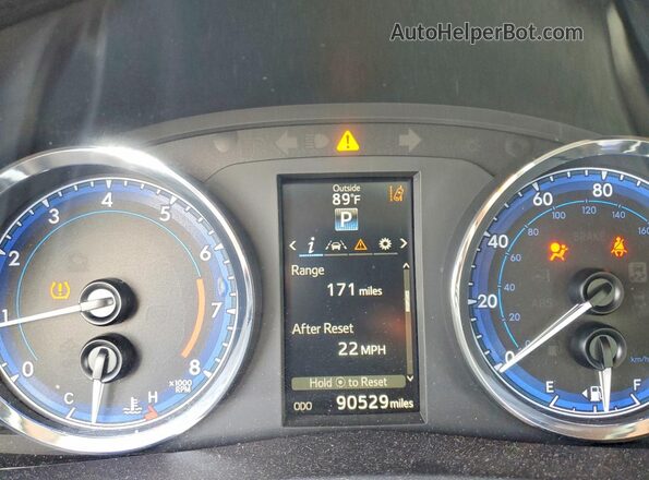 2T1BURHE9HC753383 2017 TOYOTA COROLLA Gray ხელსაწყოთა პანელის ხედი