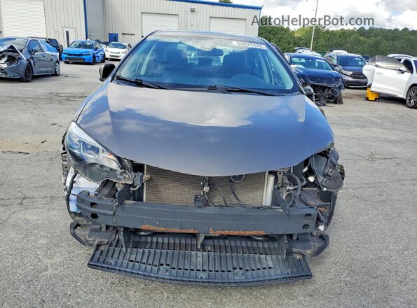 2T1BURHE9HC753383 2017 TOYOTA COROLLA Gray წინა ხედი