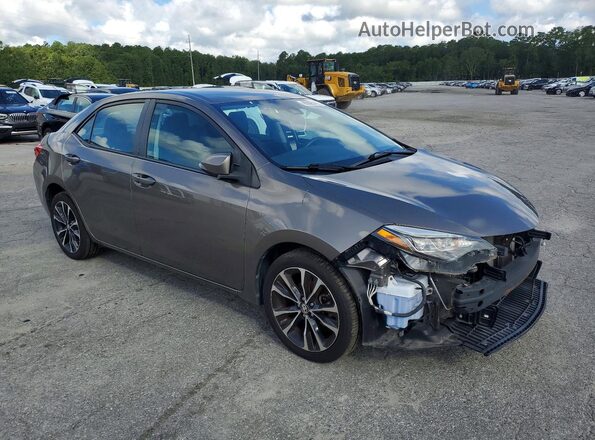 2T1BURHE9HC753383 2017 TOYOTA COROLLA Gray წინა მარჯვენა