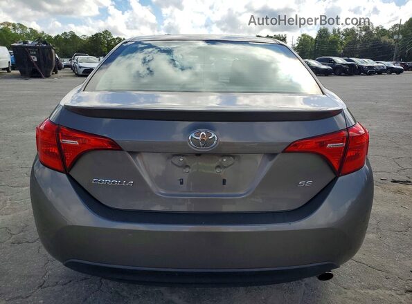 2T1BURHE9HC753383 2017 TOYOTA COROLLA Gray უკანა ხედი