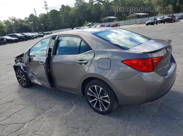 2T1BURHE9HC753383 2017 TOYOTA COROLLA Gray უკანა მარცხენა