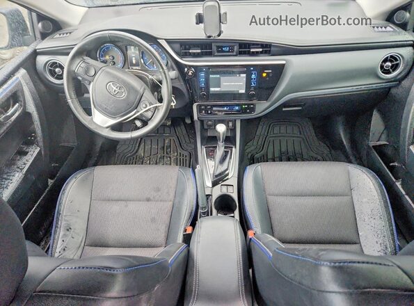 2T1BURHE9HC835453 2017 TOYOTA COROLLA Blue Dashboard view