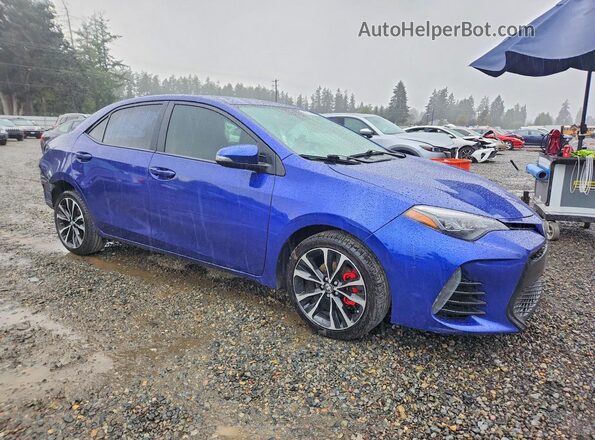 2T1BURHE9HC835453 2017 TOYOTA COROLLA Blue Front right