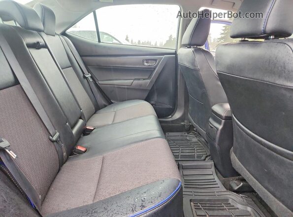 2T1BURHE9HC835453 2017 TOYOTA COROLLA Blue Rear seats view
