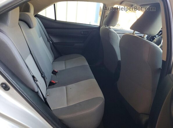 2T1BURHE9HC952255 2017 TOYOTA COROLLA Silver უკანა სავარძლების ხედი