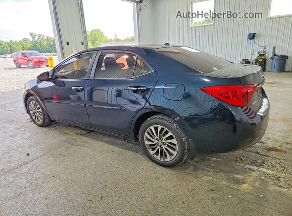 2T1BURHE9JC989022 2018 TOYOTA COROLLA Blue Tył lewy