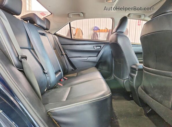2T1BURHE9JC989022 2018 TOYOTA COROLLA Blue Widok tylnych siedzeń