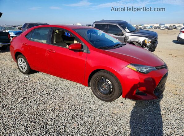 2T1BURHE9KC221266 2019 TOYOTA COROLLA Red წინა მარჯვენა