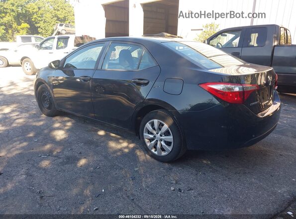 2T1BURHEXGC485099 2016 TOYOTA COROLLA Black უკანა მარცხენა