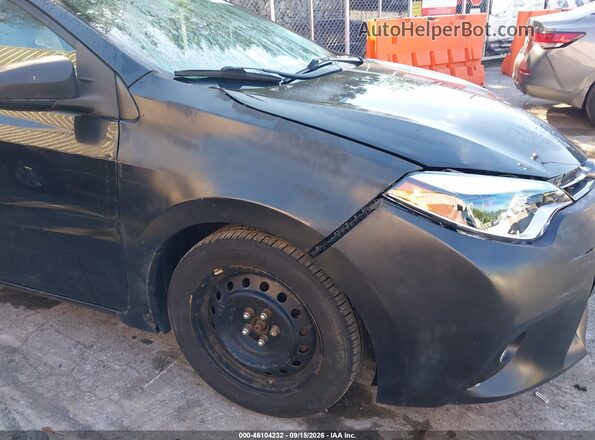 2T1BURHEXGC485099 2016 TOYOTA COROLLA Black წინა ხედი