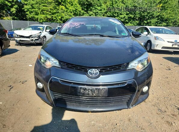2T1BURHEXGC526122 2016 TOYOTA COROLLA Black Front view