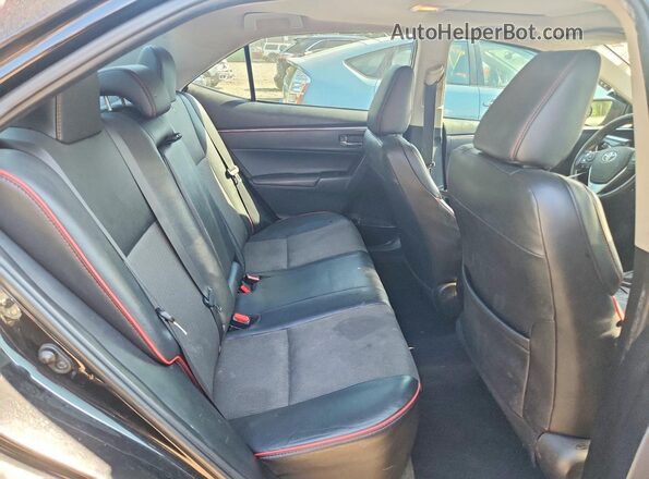 2T1BURHEXGC526122 2016 TOYOTA COROLLA Black Rear seats view