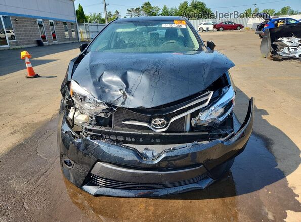 2T1BURHEXGC539890 2016 TOYOTA COROLLA Black Widok z przodu