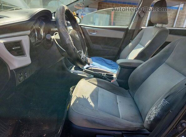 2T1BURHEXGC539890 2016 TOYOTA COROLLA Black Widok wnętrza z przodu