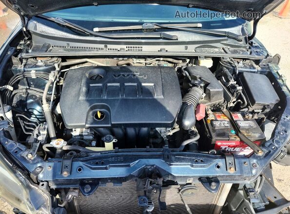 2T1BURHEXHC832478 2017 TOYOTA COROLLA Синий Вид задней части салона