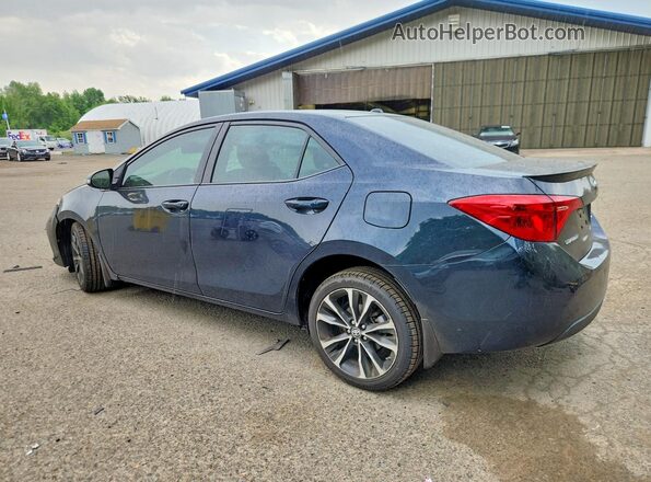 2T1BURHEXHC954807 2017 TOYOTA COROLLA Blue Հետևի ձախ