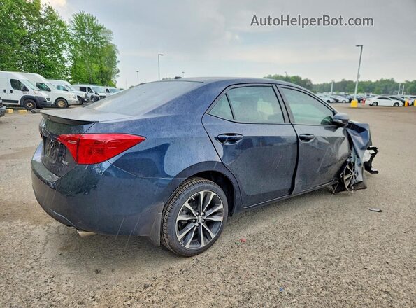2T1BURHEXHC954807 2017 TOYOTA COROLLA Blue Հետևի աջ