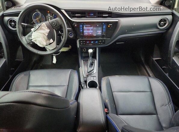 2T1BURHEXHC954807 2017 TOYOTA COROLLA Blue Առջևի վահանակի տեսք