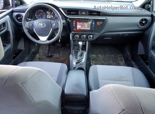 2T1BURHEXJC021169 2018 TOYOTA COROLLA Black Dashboard view