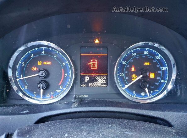 2T1BURHEXJC021169 2018 TOYOTA COROLLA Black Instrument cluster view