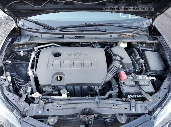 2T1BURHEXJC021169 2018 TOYOTA COROLLA Black Rear interior view