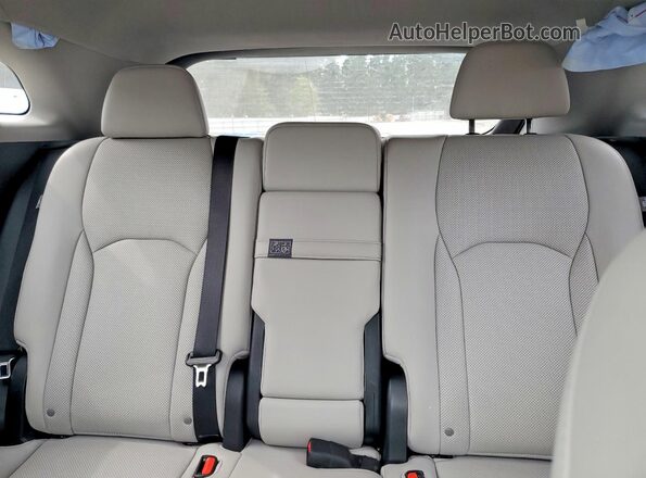 2T2AGMDAXLC047018 2020 LEXUS RX White უკანა სავარძლების ხედი