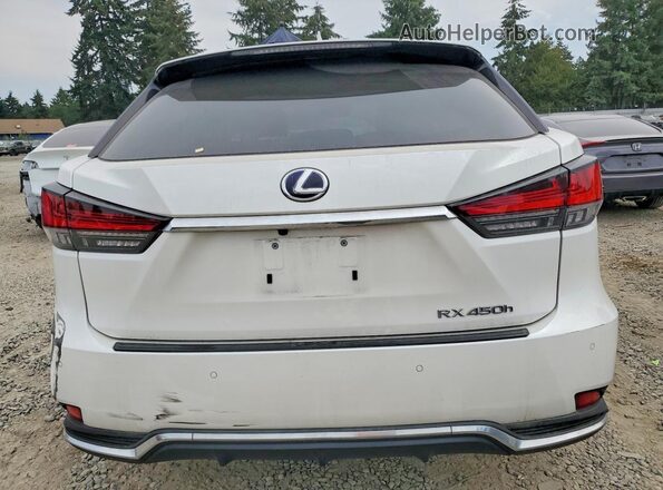 2T2AGMDAXLC047018 2020 LEXUS RX White უკანა ხედი