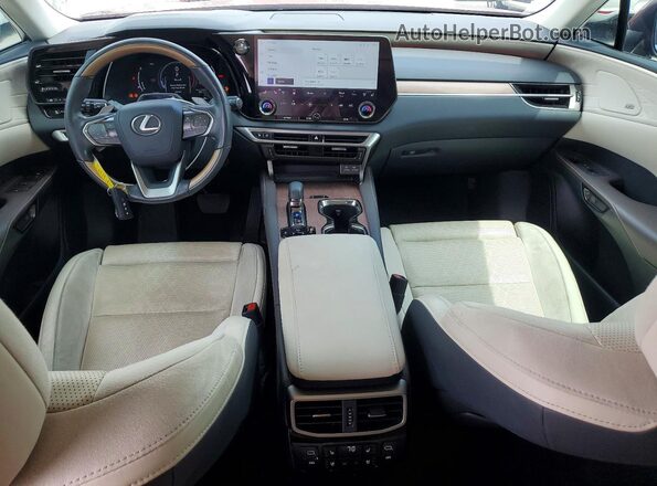 2T2BAMBA3RC023063 2024 LEXUS RX Brown Dashboard view