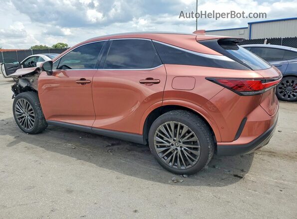 2T2BAMBA3RC023063 2024 LEXUS RX Brown Rear left