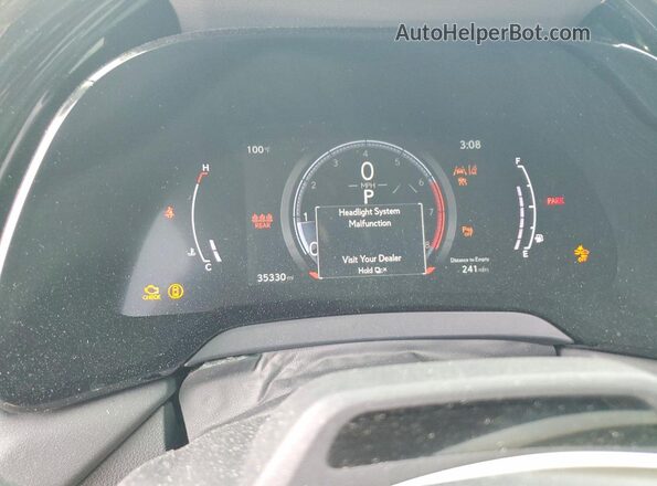 2T2BAMBA3RC023063 2024 LEXUS RX Brown Instrument cluster view