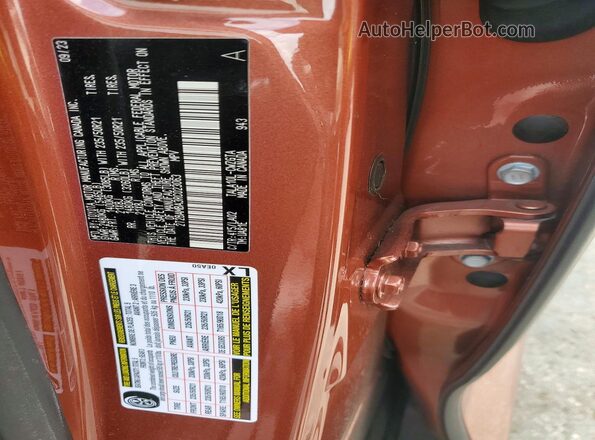 2T2BAMBA3RC023063 2024 LEXUS RX Brown 360 interior view