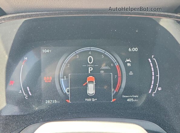 2T2BAMBA5RC037403 2024 LEXUS RX White Widok zestawu wskaźników