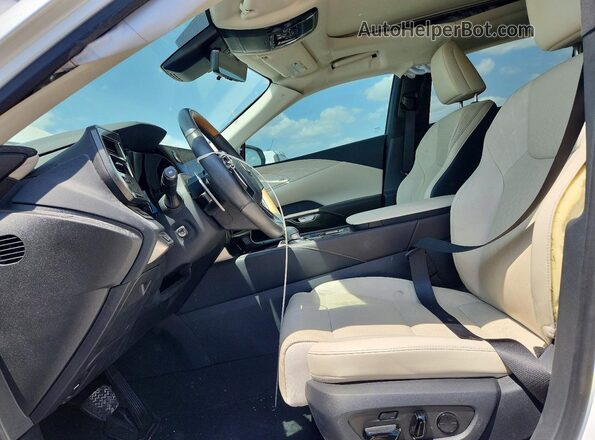 2T2BAMBA5RC037403 2024 LEXUS RX White Widok wnętrza z przodu