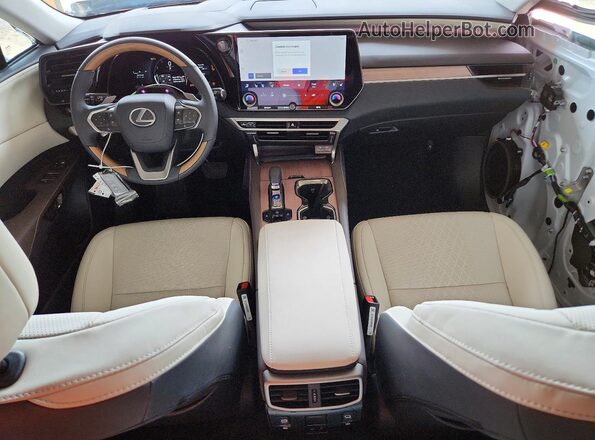 2T2BAMBA7TC079840 2026 LEXUS RX White Dashboard view