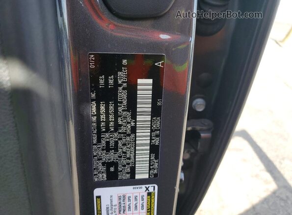 2T2BAMBAXRC031290 2024 LEXUS RX Gray Engine compartment view
