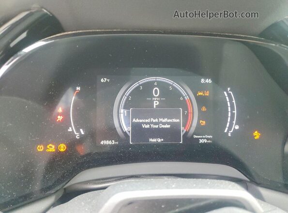 2T2BAMCA6PC019231 2023 LEXUS RX Белый Вид щитка приборов