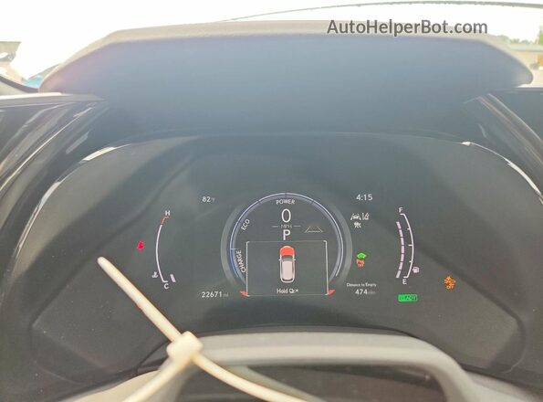 2T2BBMCA2PC016260 2023 LEXUS RX Белый Вид щитка приборов