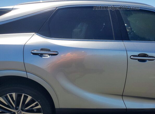 2T2BBMCA4SC074413 2025 LEXUS RX Silver Հետևի նստատեղերի տեսք